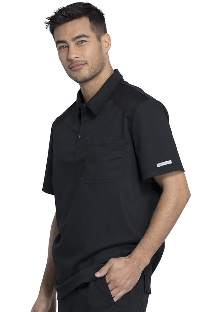 Amazon.com: Cherokee Scrubs for Men Polo Nursing Scrub Top
